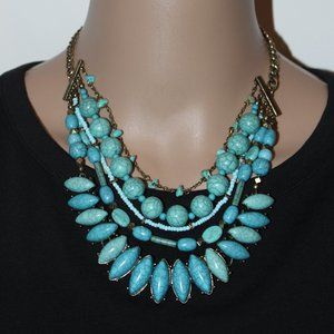 BaubleBar Marina Collar Turquoise Necklace - New